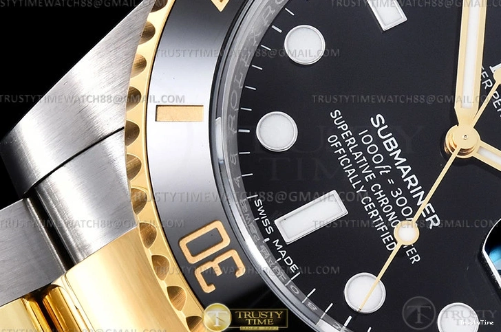 0412 Functional Submariner 116613LN 904 YG SS Black V6F V2 VS 1084